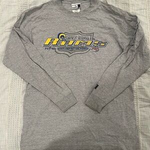 Vintage St. Louis Rams Super Bowl 2000 Champions Long Sleeve T-Shirt Puma Size L